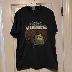 Disney Good Vibes Van Graphic Tee - Black